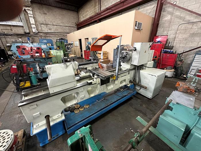 Used 28" X 60" TOS, 2005, HEAVY DUTY GAP BED LATHE