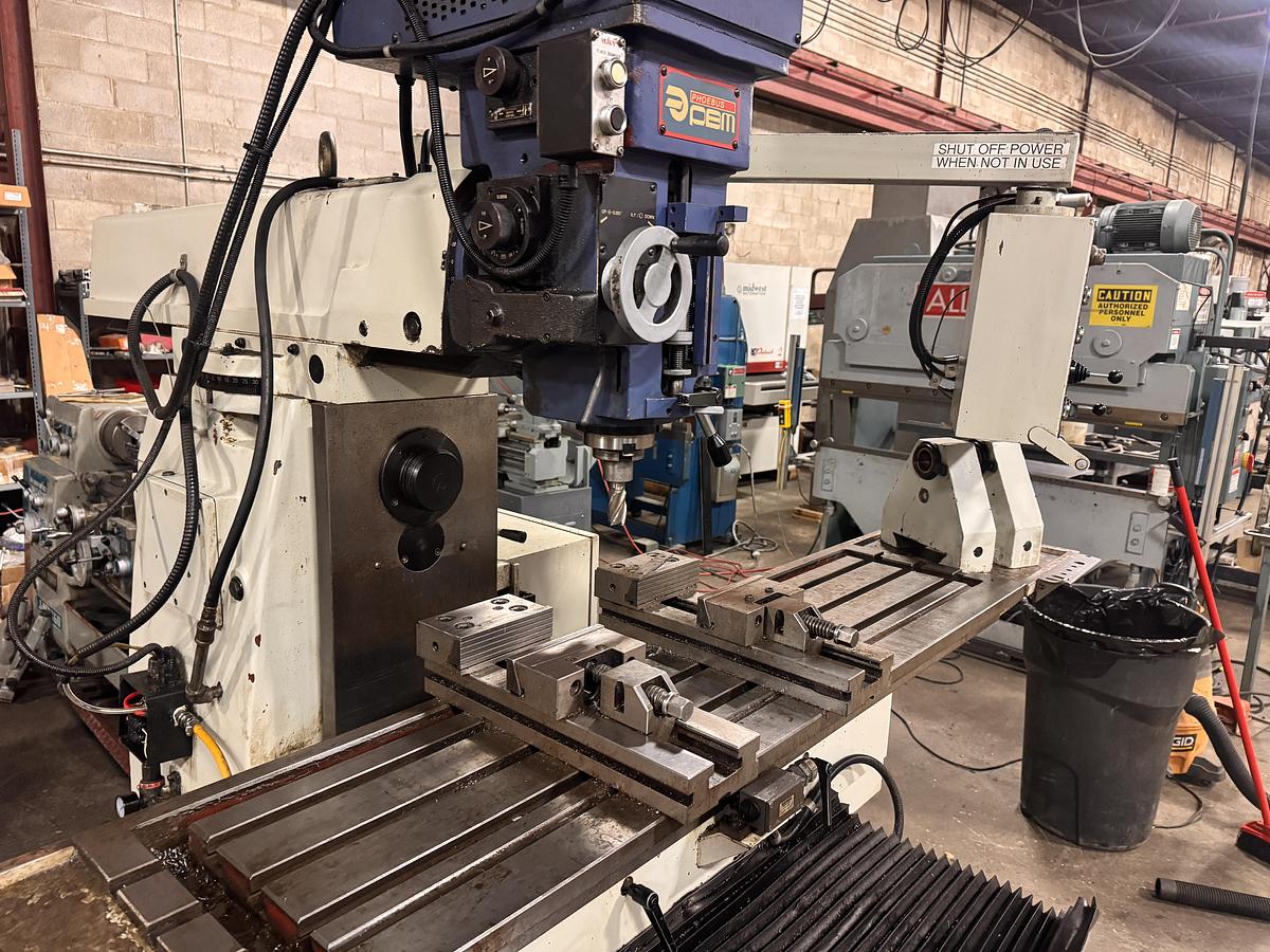 Used 14-1/2" X 58", PHOEBUS,  VERTICAL & HORIZONTAL MILLING MACHINE
