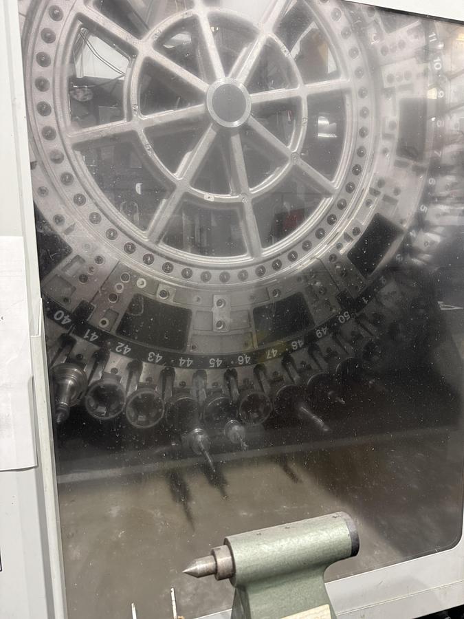 Used HAAS MODEL EC-1600ZT-5AX HORIZONTAL MACHINING CENTER WITH INTEGRATED B AXIS AND 5 AXIS ROTARY TABLE -2019 