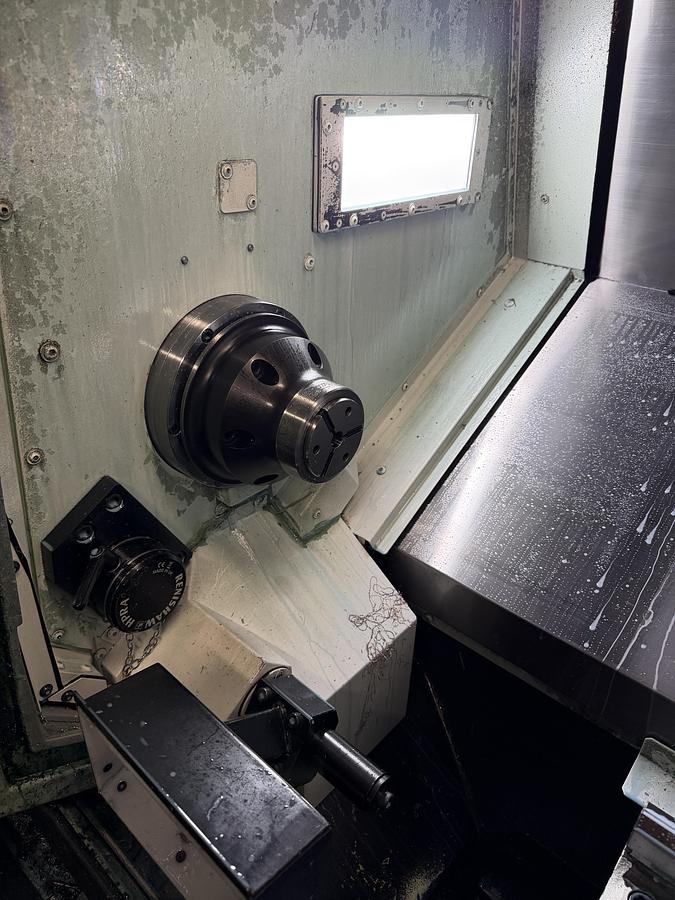 Used 2017 OKUMA GENOS L200E-MY-E, LIVE TOOL , Y AXIS CNC LATHE