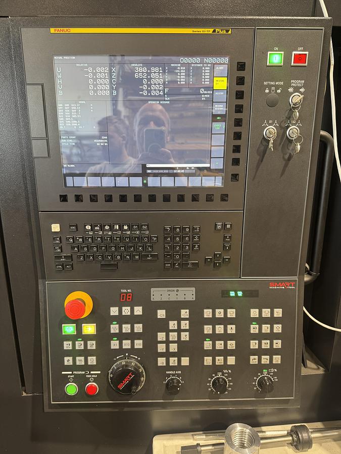 Used SMART MODEL NL2000 ASY, SUB SPINDLE LIVE TOOL , Y AXIS CNC LATHE