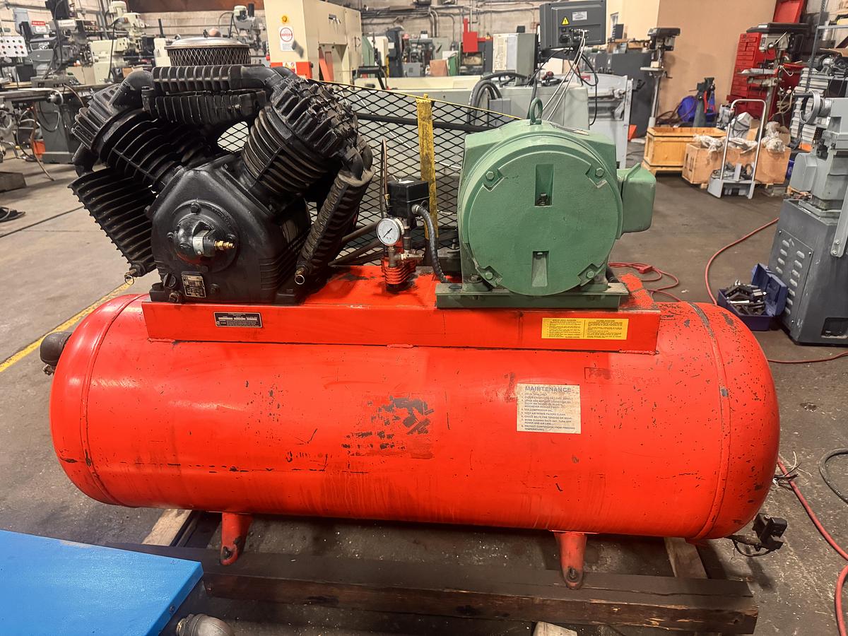 Used 20 HP, DEVILBISS, PISTON TYPE AIR COMPRESSOR, W/DRYER