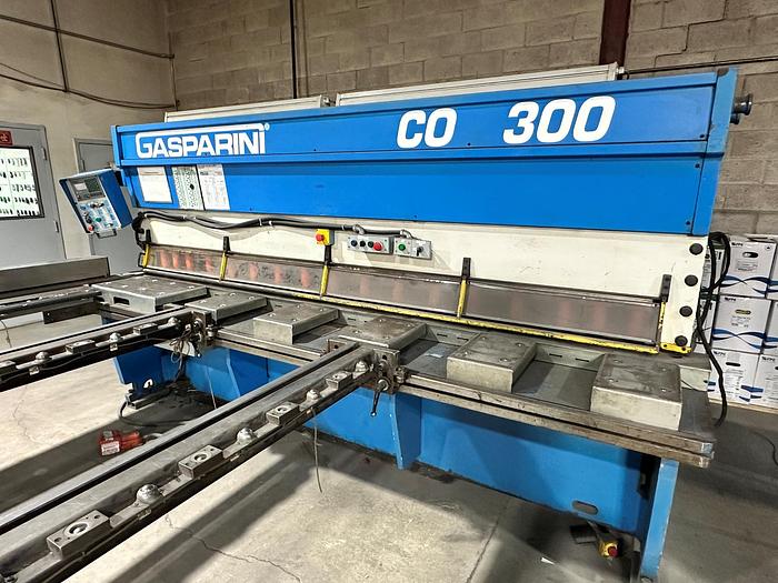 Used 5/16" x 10' GASPARINI, HYDRAULIC SHEAR