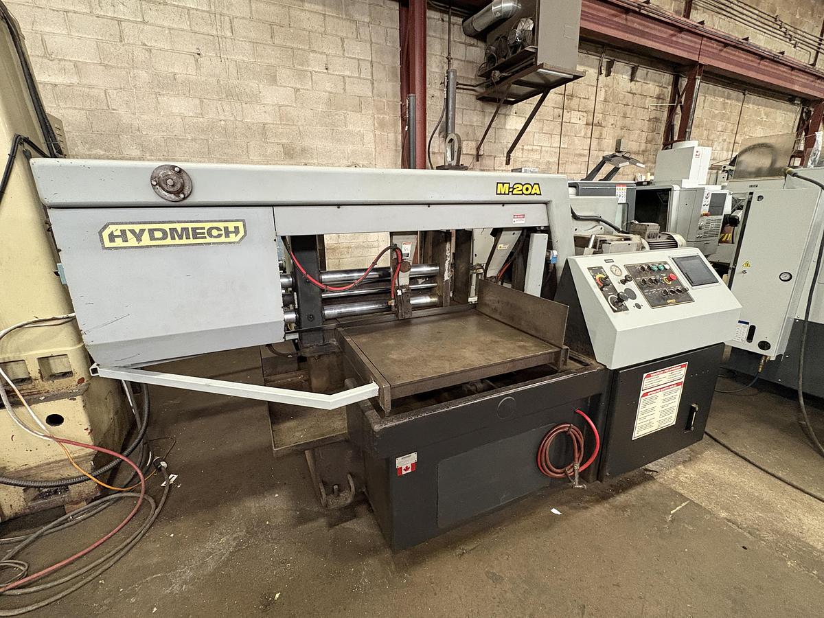 Used HYD-MECH M-20A, AUTOMATIC HORIZONTAL PIVOT BAND SAW