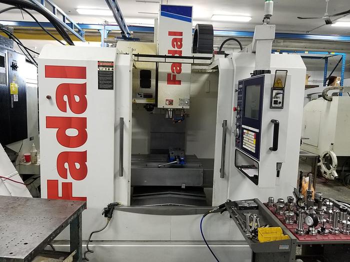 Used 25.5"X, 20"Y, 20"Z, FADAL, MODEL VMC-2520R-II, 2017, CNC VERTICAL MACHINING CENTER