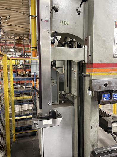 Used 400 TON X 12', ACCURPRESS, 2010, CNC HYDRAULIC PRESS BRAKE -WITH SHEET FOLLOWER