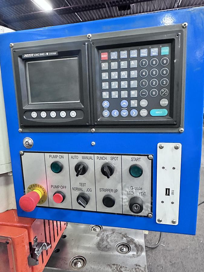 Used 110 TON, FABMASTER, 6" X 6" X 1/2", CNC HYDRAULIC IRONWORKER