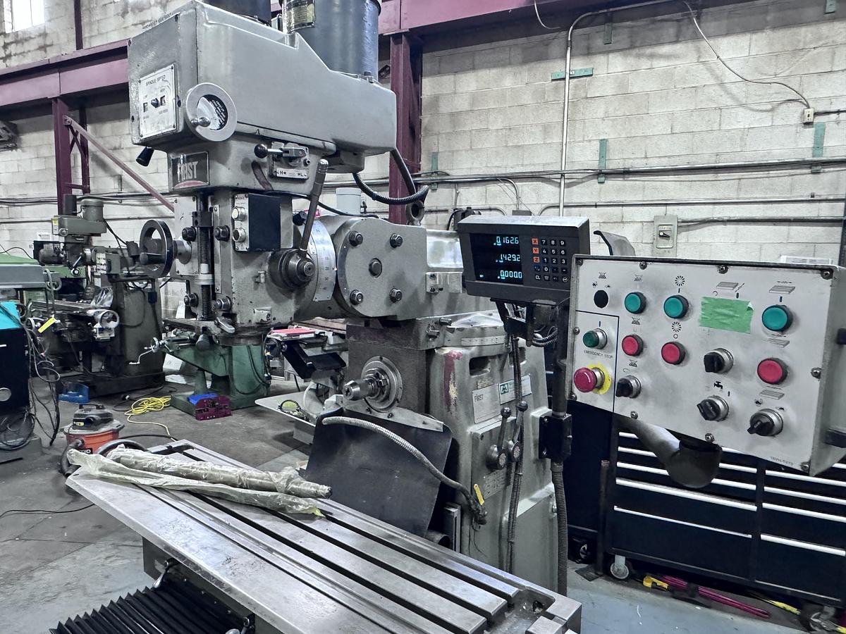 Used 10" X 51", FIRST, LC-20VHS, VERTICAL / HORIZONTAL MILLING MACHINE