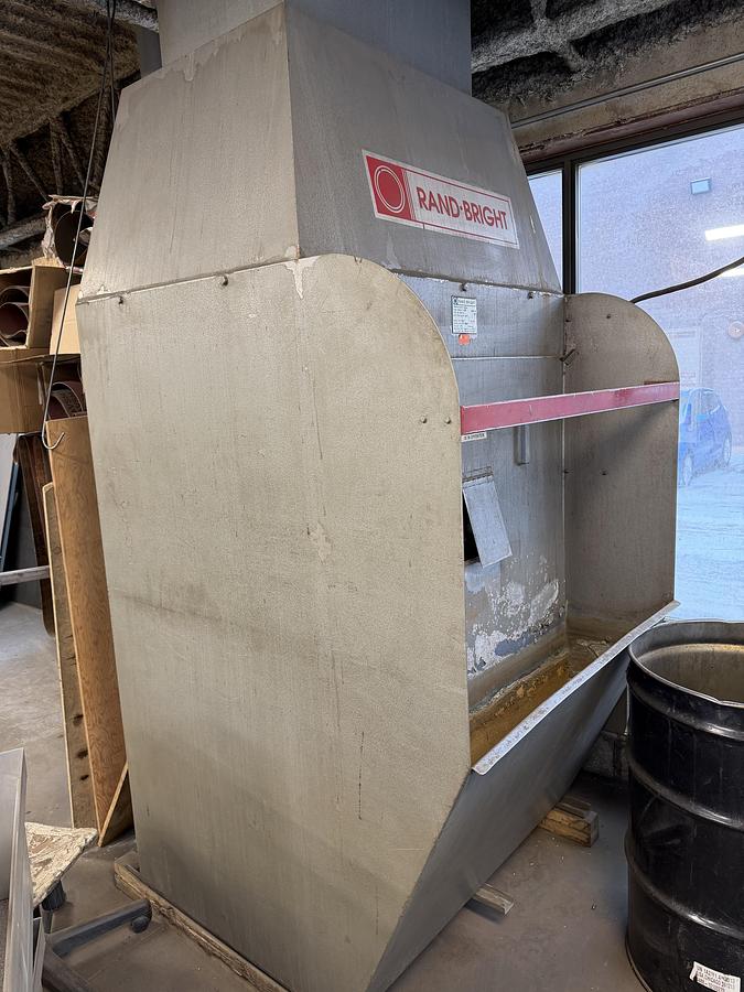 Used 36" MIDWEST SANDRIGHT, DEBURRING MACHINE, SINGLE HEAD