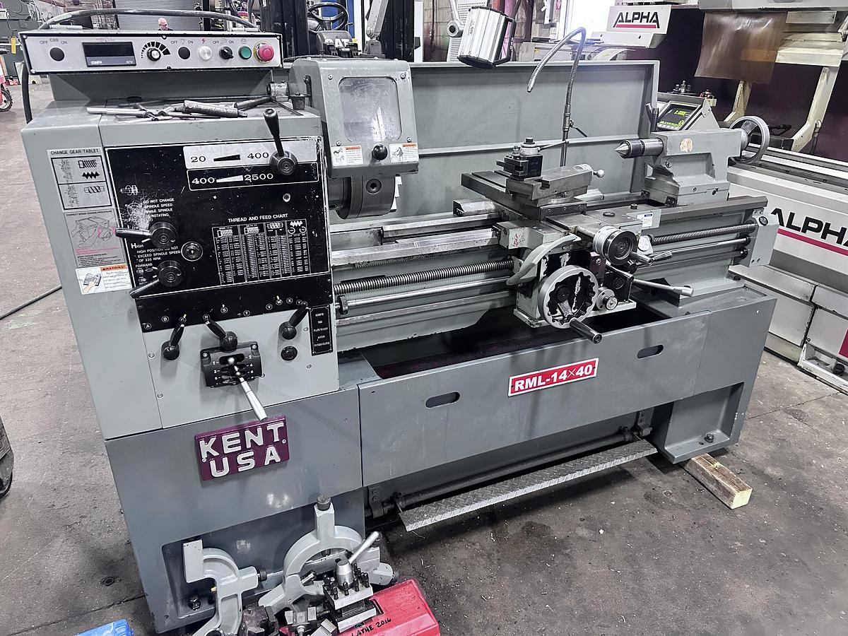 Used 14" X 40", KENT, RML-1440, TOOLROOM LATHE