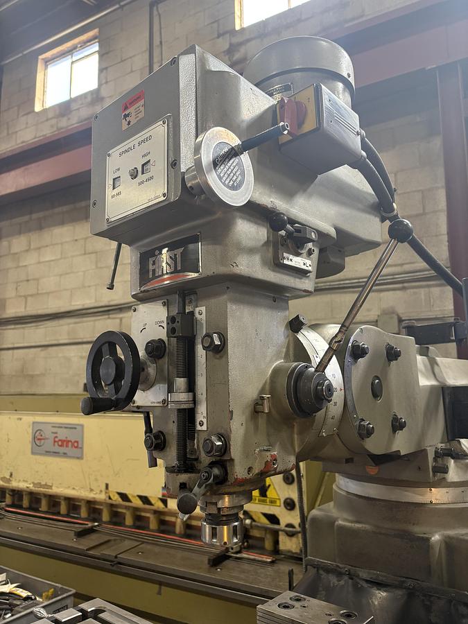 Used 10" x 50", FIRST, LC-185VSX-B, VERTICAL MILLING MACHINE
