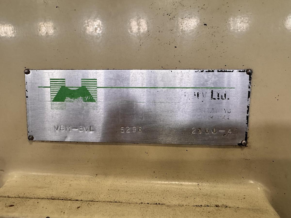 Used 19" x 86" FORTWORTH MODEL, VBM-5VL BED TYPE VERTICAL MILLING MACHINE