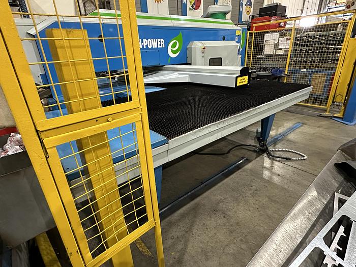 Used 23 TON, FINN-POWER, MODEL E5U, CNC TURRET PUNCH, 2001