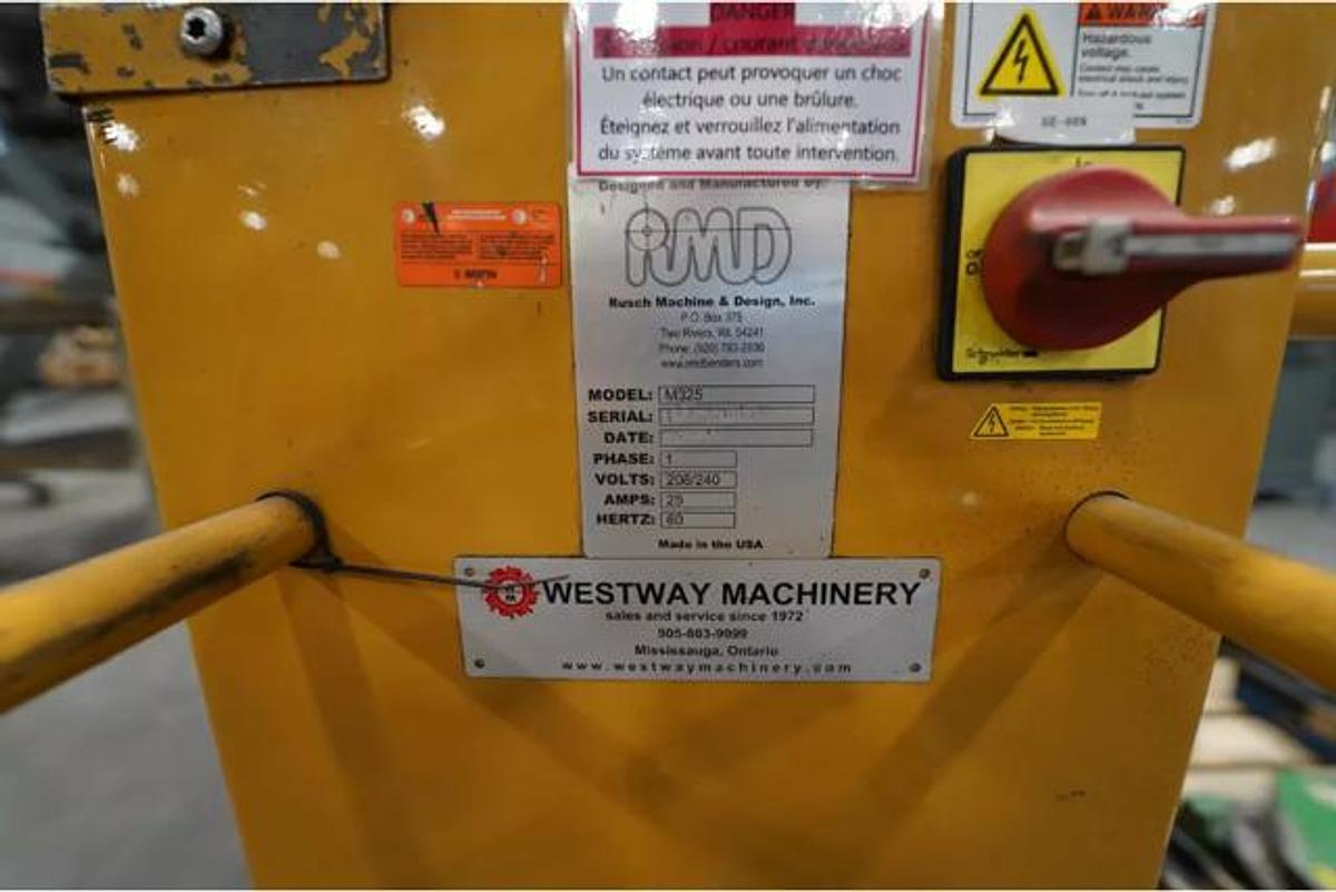 Used 2015 BAILEIGH M325, PROGRAMABLE ROTARY DRAW BENDER