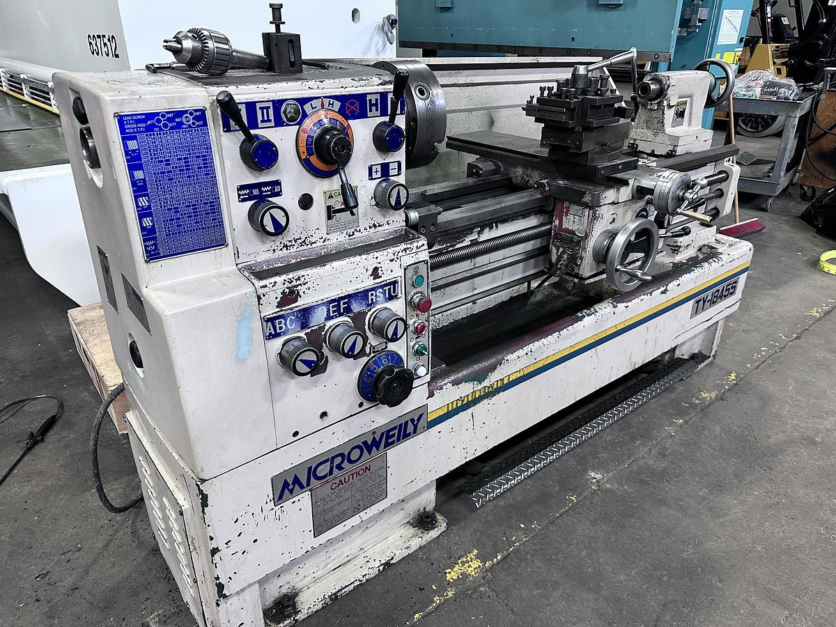 Used 18" X 45", MICROWEILY ,TY-1845S, TOOLROOM LATHE