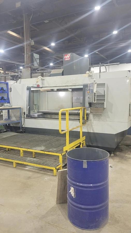 Used 84"X, 40"Y, 30"Z, HAAS, VF-9, 2014, CNC VERTICAL MACHINING CENTER WITH 4TH AXIS ROTARY TABLE