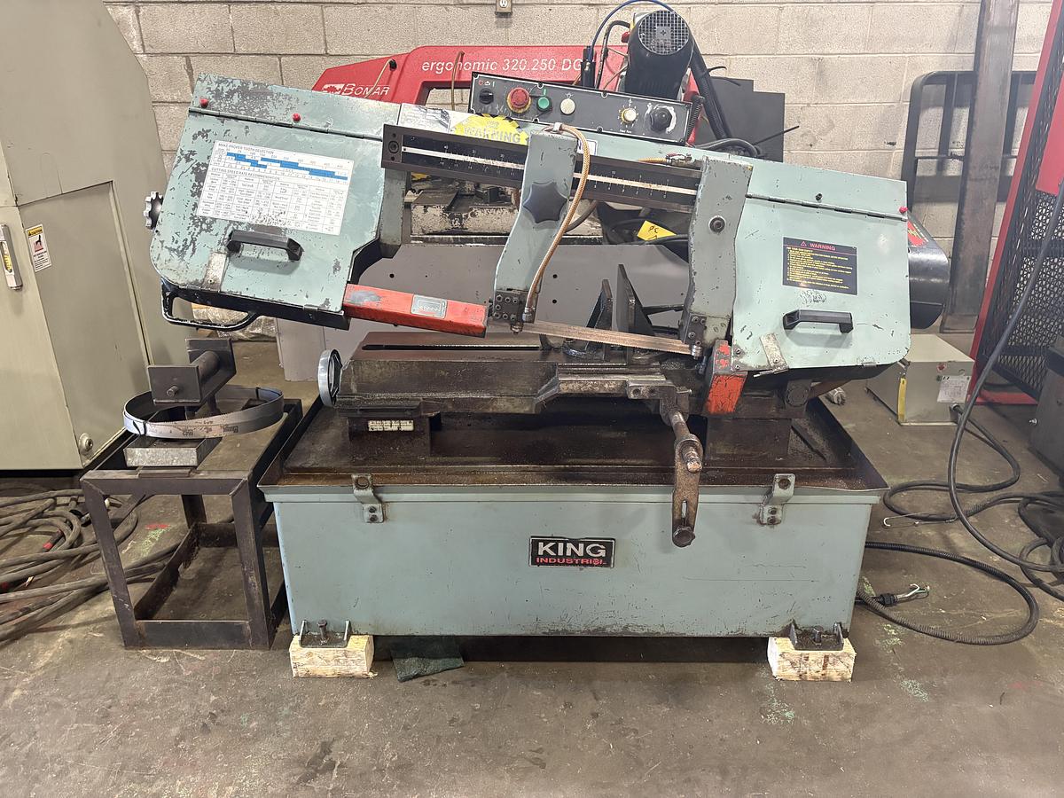 Used KING INDUSTRIAL, KC-225, HORIZONTAL BAND SAW