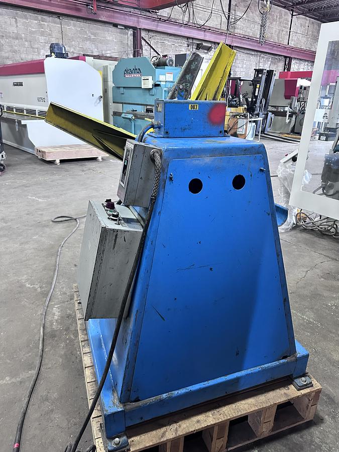 Used 2500 LBS., K VOGEL, MOTORIZED UNCOILER, VARI-SPEED