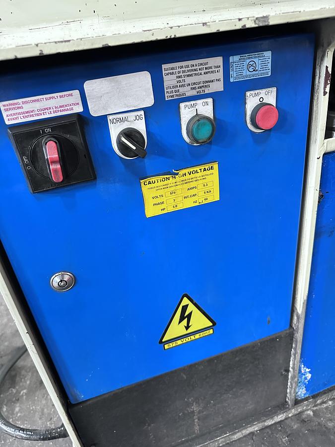 Used 60 TON, FABMASTER, MODEL PM-60LT, HYDRAULIC SINGLE-END PUNCH