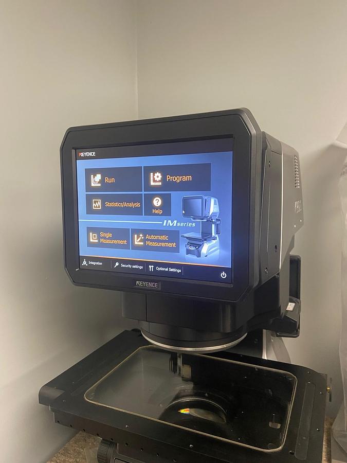 Used KEYENCE, OPTICAL MEASURING MACHINE, MODEL IM-7030, 2019