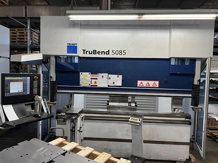 Used 94 TON X 107", TRUMPF, 2010, CNC PRESS BRAKE, MODEL 5085SX