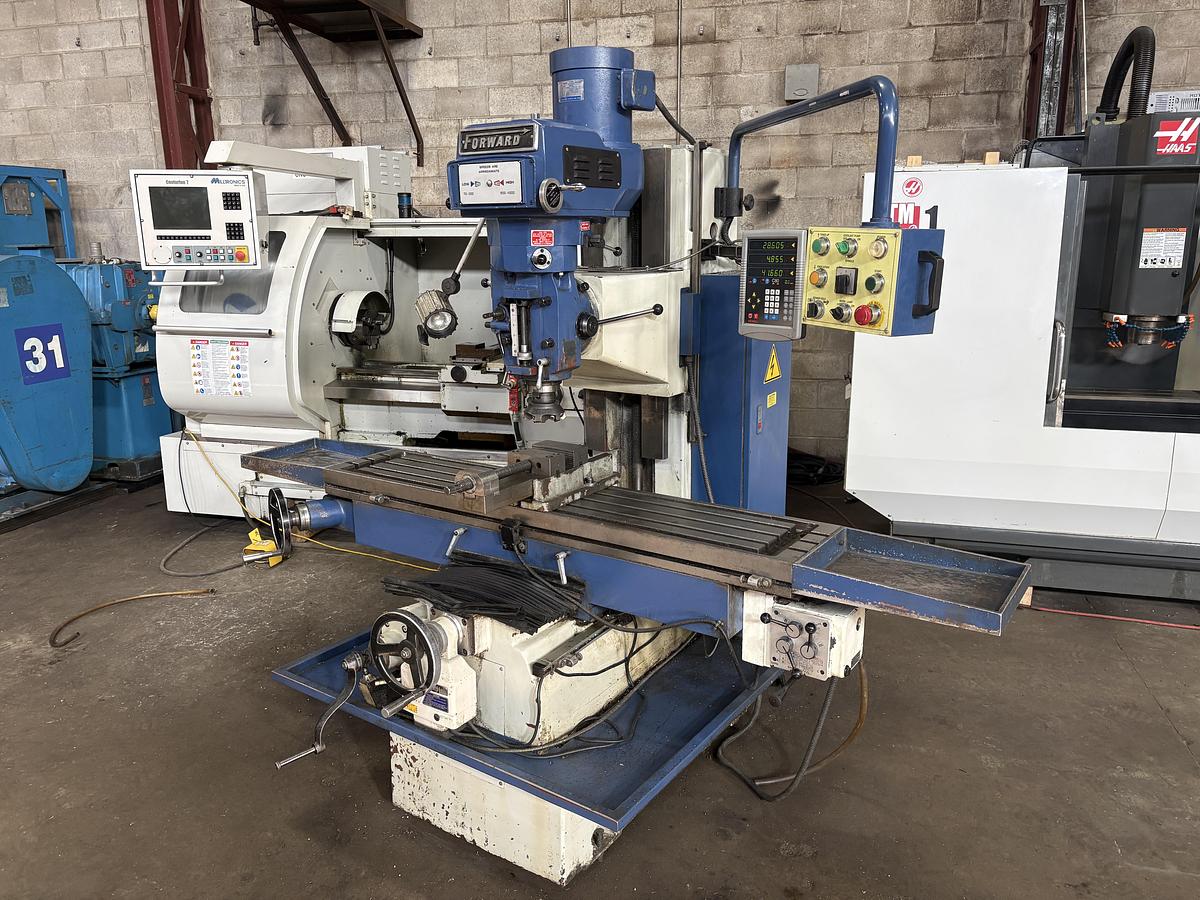 Used 12" x 60", FORWARD YS-6BVS, BED STYLE MILLING MACHINE