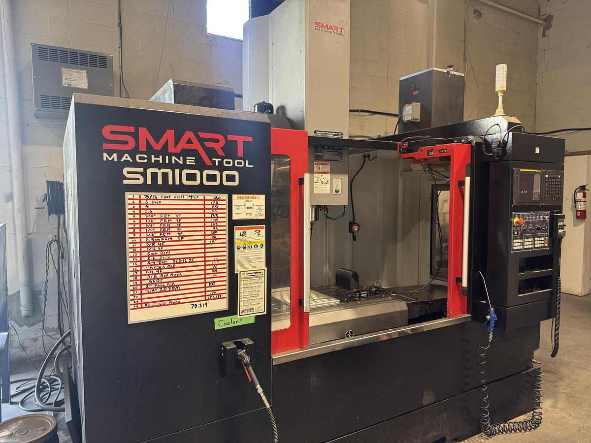 Used SMART MACHINE TOOL MODEL SM 1000 VERTICALK MACHINING CENTERT -2020