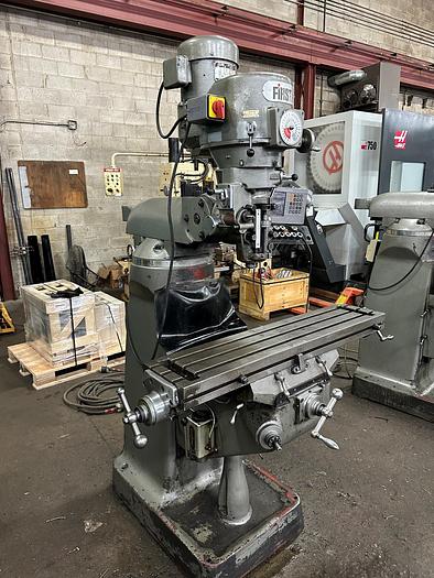 Used 9" X 42", FIRST, LC-1-1/2VS, VERTICAL MILL