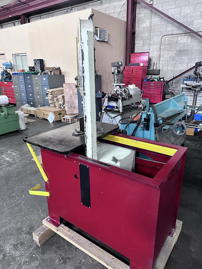 Used BAXTER VERTICUT, MODEL 115C, 2019, ROLL-IN VERTICAL BANDSAW