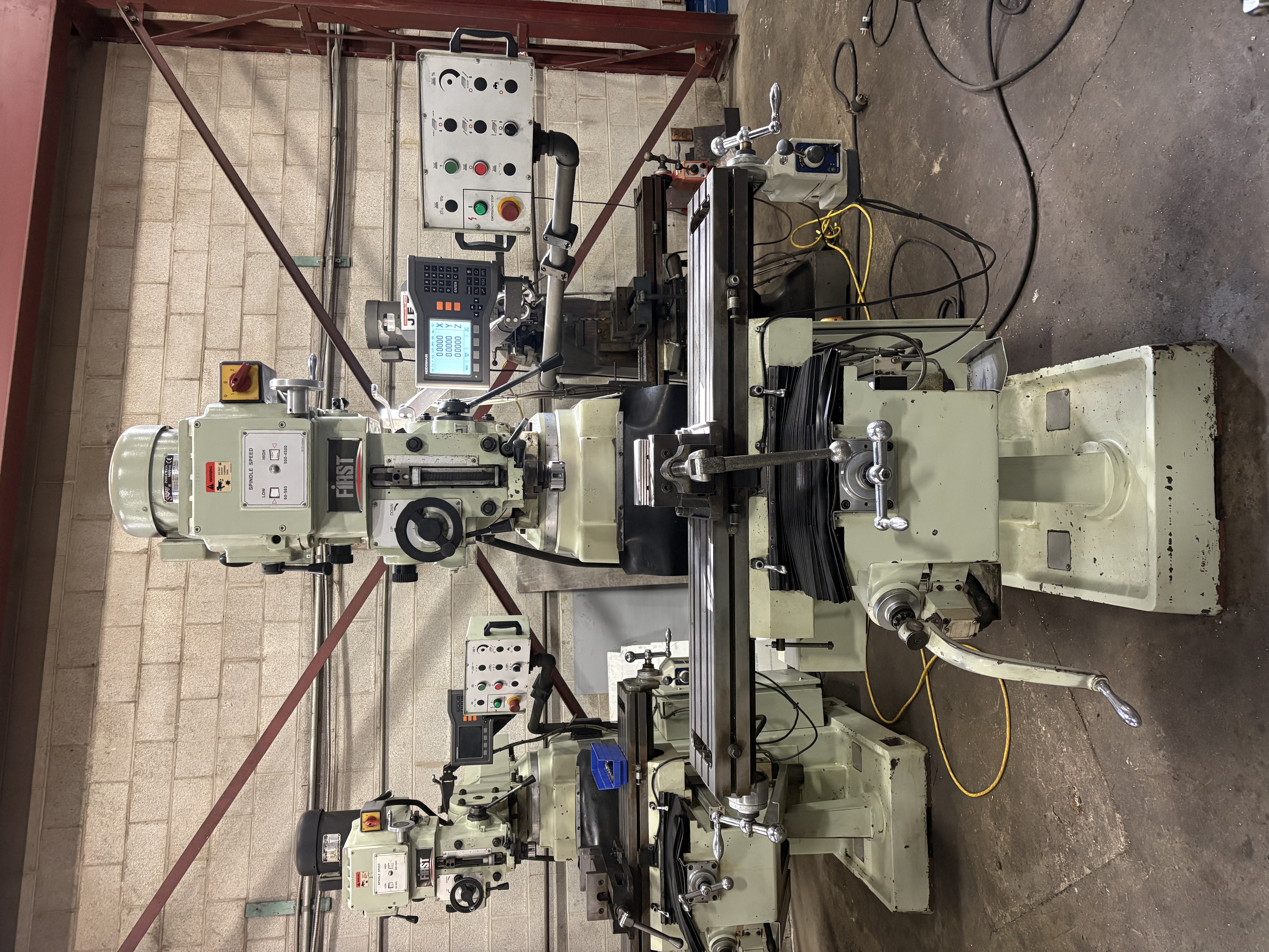 Used 10" x 50", FIRST, LC-185VSX-B, VERTICAL MILLING MACHINE