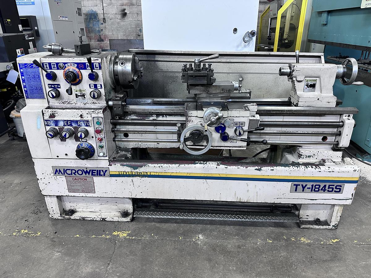 Used 18" X 45", MICROWEILY ,TY-1845S, TOOLROOM LATHE