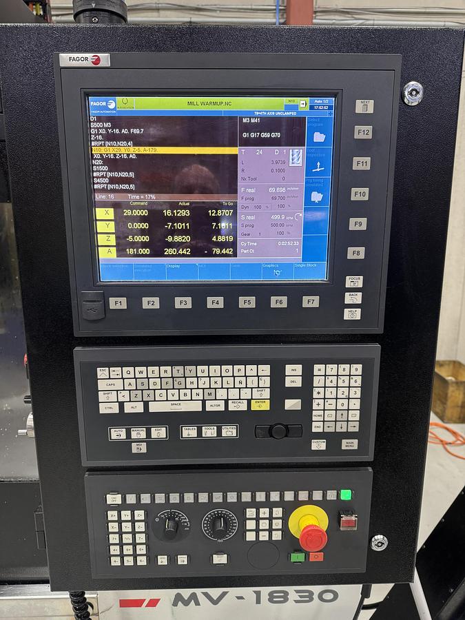 Used 30"X, 18"Y, 20"Z, MAXCUT, 2020, CNC VERTICAL MACHINING CENTER