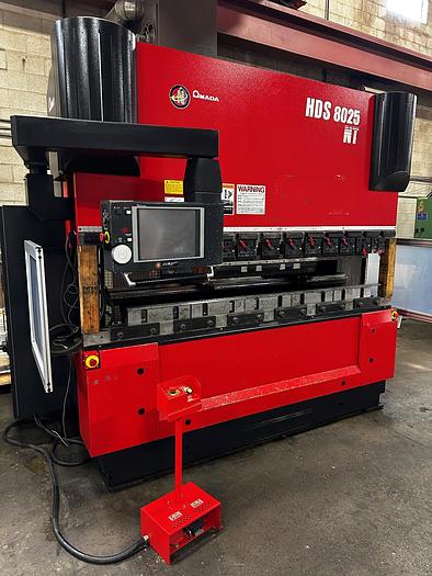 Used 88 TON X 102", AMADA, HDS 8025NT, 2008, CNC HYDRAULIC PRESS BRAKE