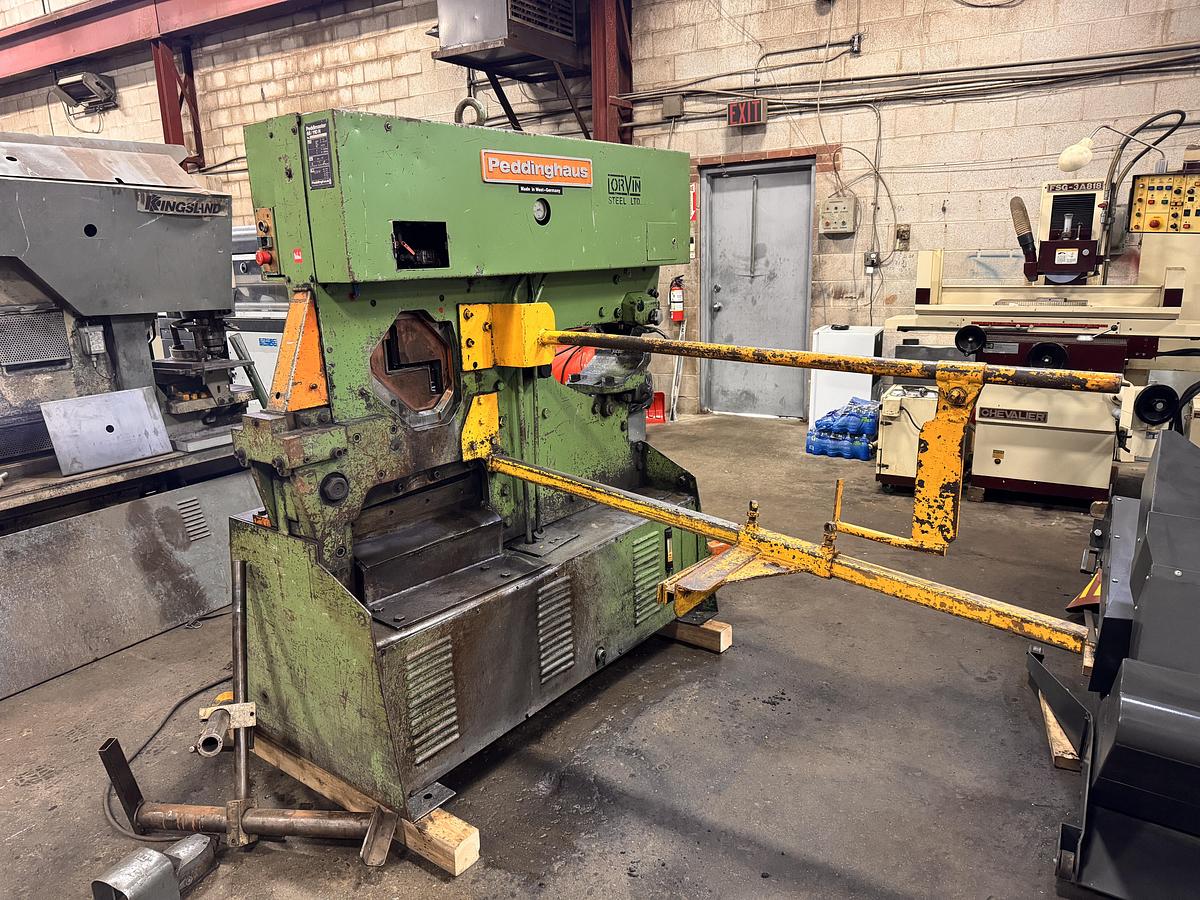 Used 66 TON / 110 TON PEDDINGHAUS, PEDDIMASTER 66/110H, HYDRAULIC IRONWORKER