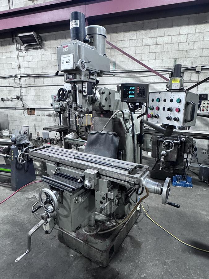 Used 10" X 51", FIRST, LC20-VSG, VERTICAL MILLING MACHINE