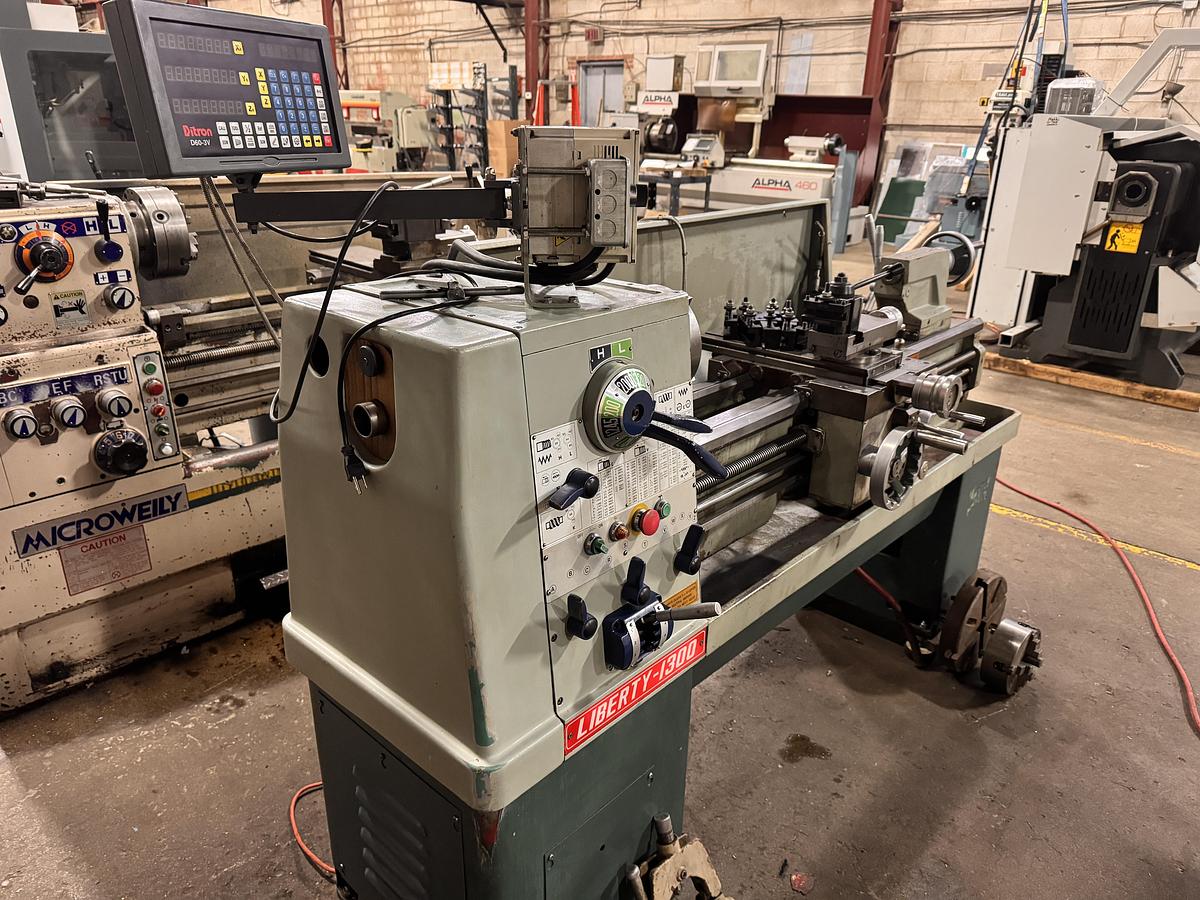 Used 13" X 40", LIBERTY, TOOLROM LATHE