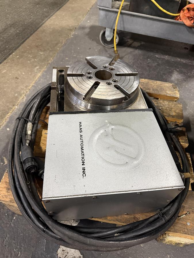Used 8", HAAS , MODEL HRT210H, 4TH AXIS ROTARY TABLE