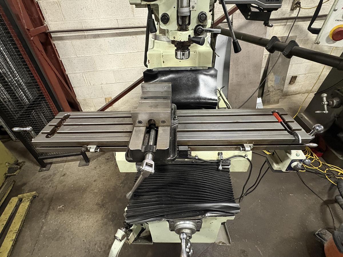 Used 10" x 50", FIRST LC-185VSX-B, VERTICAL MILLING MACHINE
