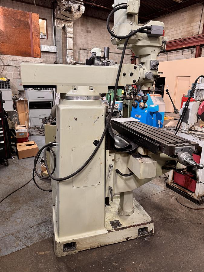 Used 10" x 50", FIRST, 2012, MODEL LC-185VS-B, VERTICAL MILLING MACHINE