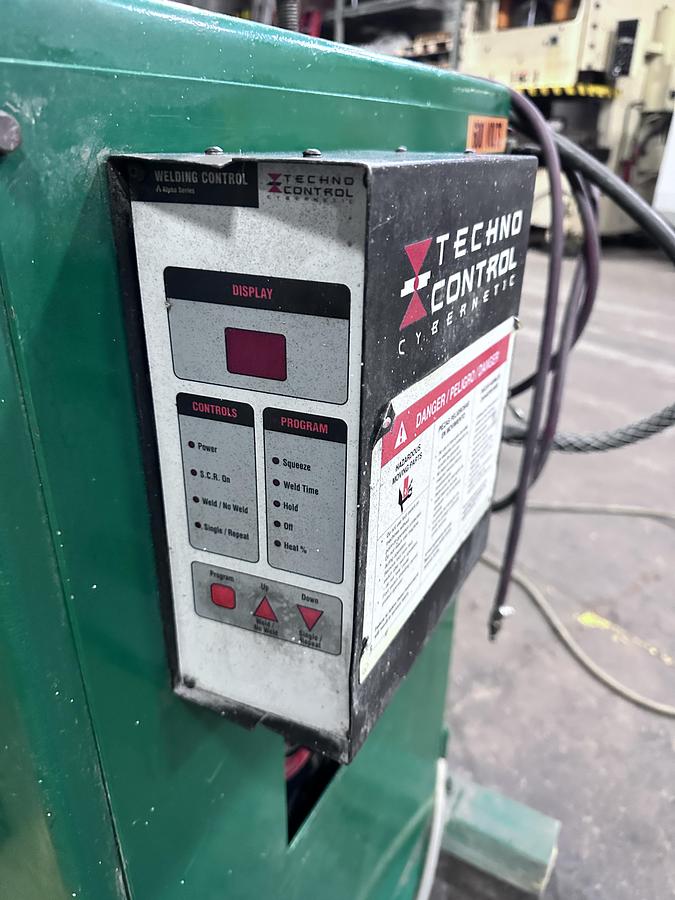 Used 15 KVA, WELDOMATIC SPOT WELDER