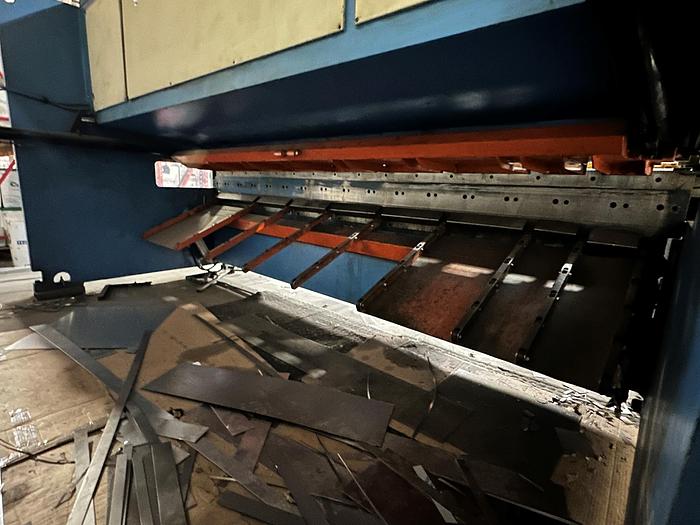 Used 5/16" x 10' GASPARINI, HYDRAULIC SHEAR