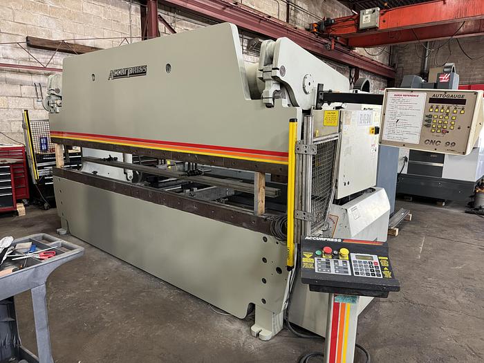Used ACCURPRESS 12' x 100 TON CNC PRESS BRAKE MODEL 710012