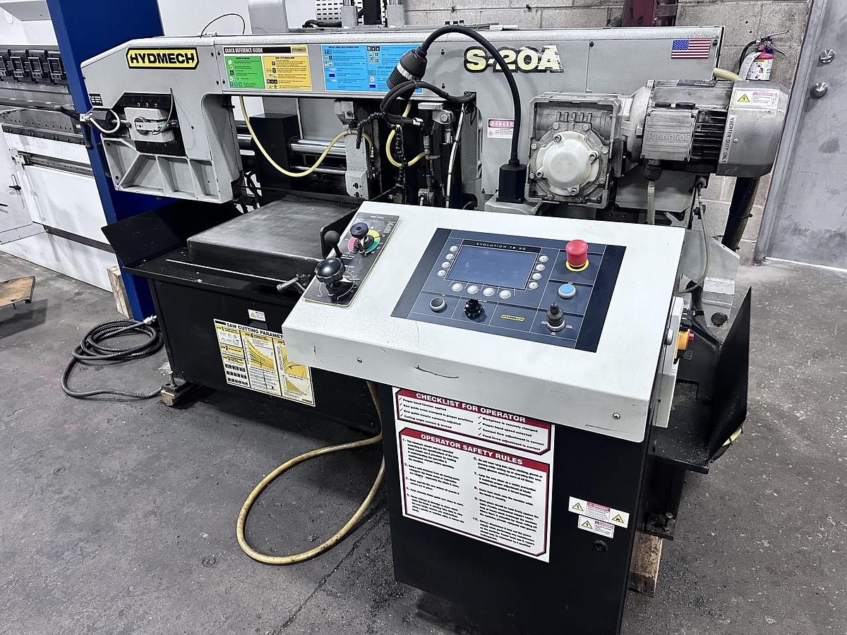 Used 13" X 18", HYD-MECH, MODEL S20A, FULLY AUTOMATIC HORIZONTAL BANDSAW - 2021