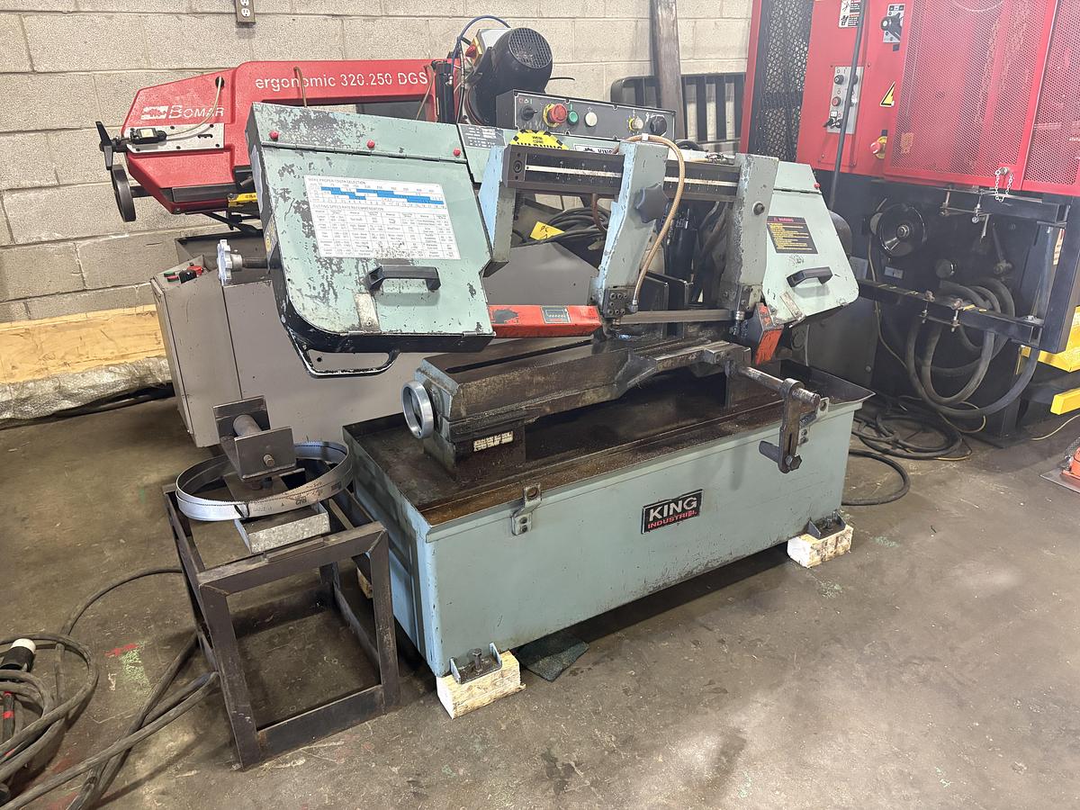 Used KING INDUSTRIAL, KC-225, HORIZONTAL BAND SAW