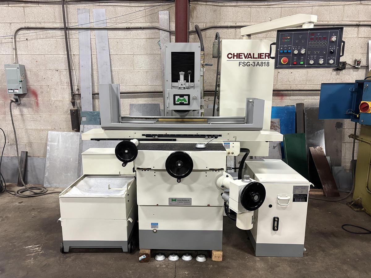 Used 8" x 18", CHEVALIER, 2020, FSG-3A818, AUTOMATIC SURFACE GRINDER