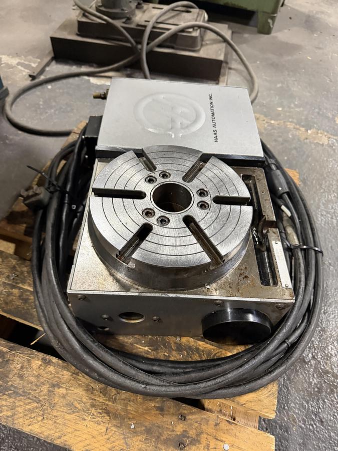 Used 8", HAAS , MODEL HRT210H, 4TH AXIS ROTARY TABLE