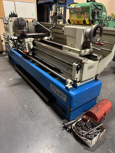 Used 20" X 80", POWERTURN, ENGINE LATHE