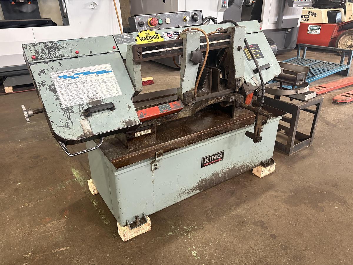 Used KING INDUSTRIAL, KC-225, HORIZONTAL BAND SAW