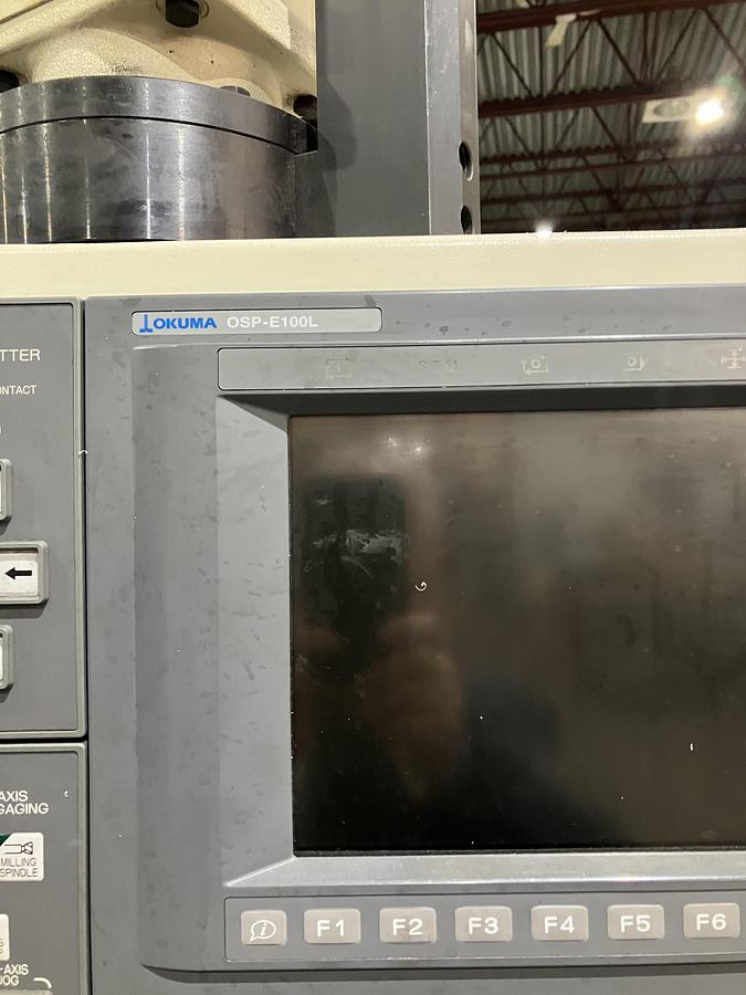 Used OKUMA CAPTAIN 470M CNC TURNING CENTER W/MILLING & TAILSTOCK, NEW 2003