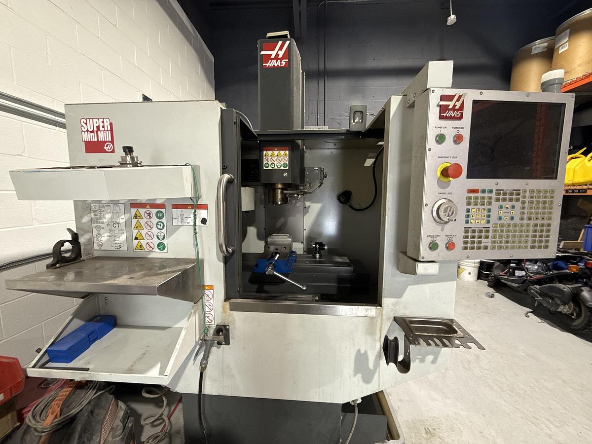 Used 16"X, 14"Y, 15"Z, HAAS, SUPER MINI MILL, 2019, CNC VERTICAL MACHINING CENTER